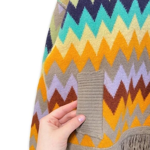 NWT Anthropologie Plenty by Tracy Reese Fringed Turtleneck Sweater Size XS - Picture 9 of 12